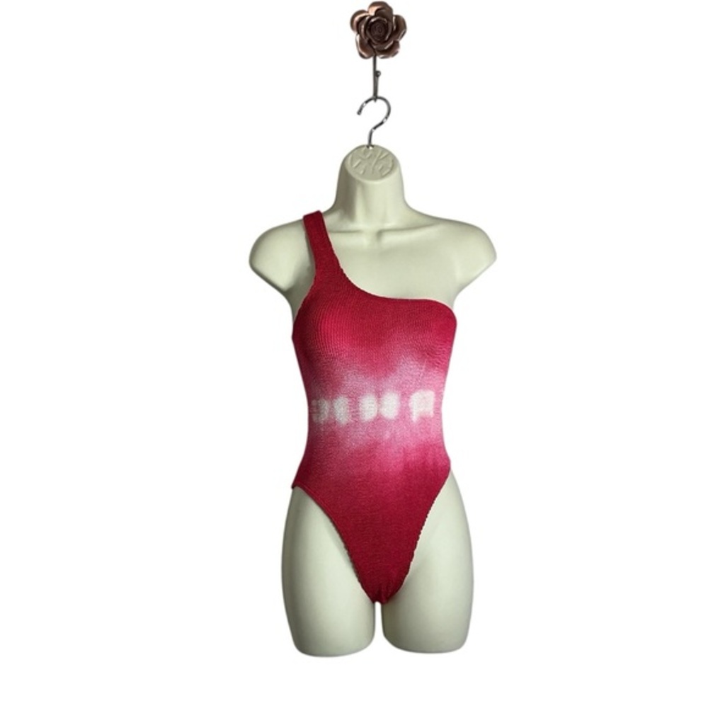 BOUND by BOND-EYE Ombre Hollywood Pink The Oscar One Shoulder One Piece OS NEW
